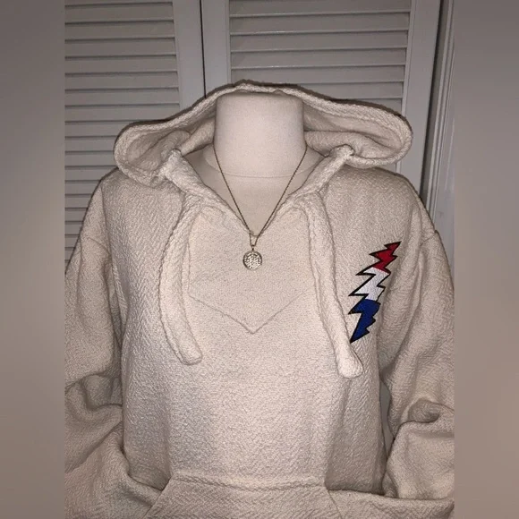 Grateful Dead Earth Ragz Hooded Poncho Large - Picture 5 of 7